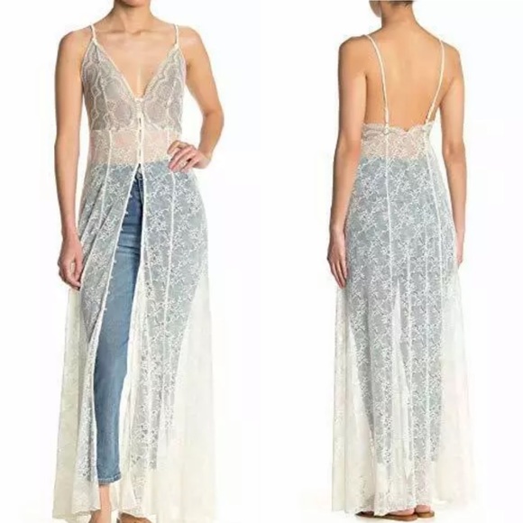 Free People Dresses & Skirts - NWT Free People Next To You Lace Maxi Dress Size S